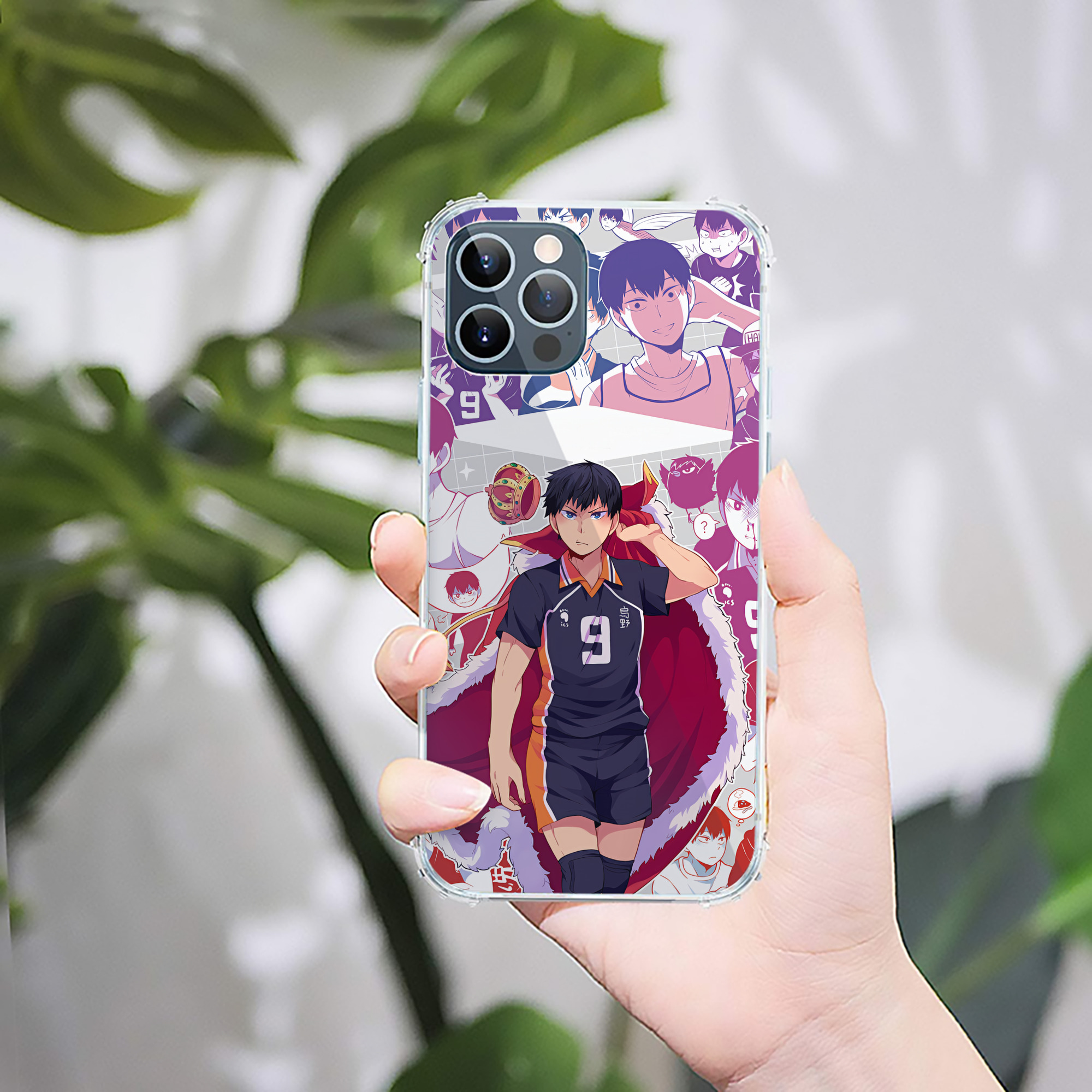 （画像用） ハイキュー!! Haikyu!! 【iPhone 12シリーズ対応】透明スマホケース（クリアソフトケース）